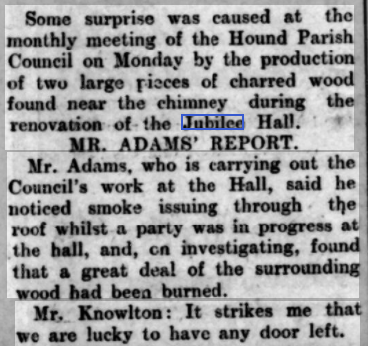 Past Lives + Times of Netley Village - Jubilee Hall