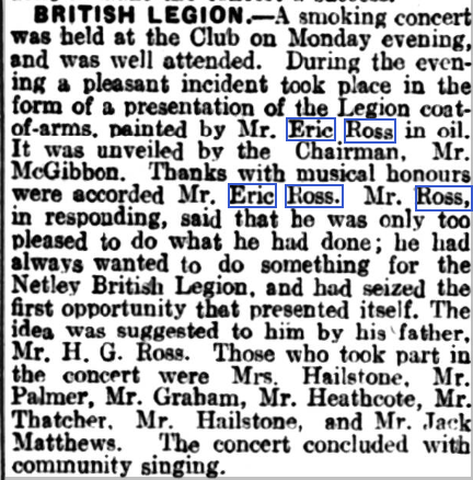 Past Lives + Times of Netley Village - Ross