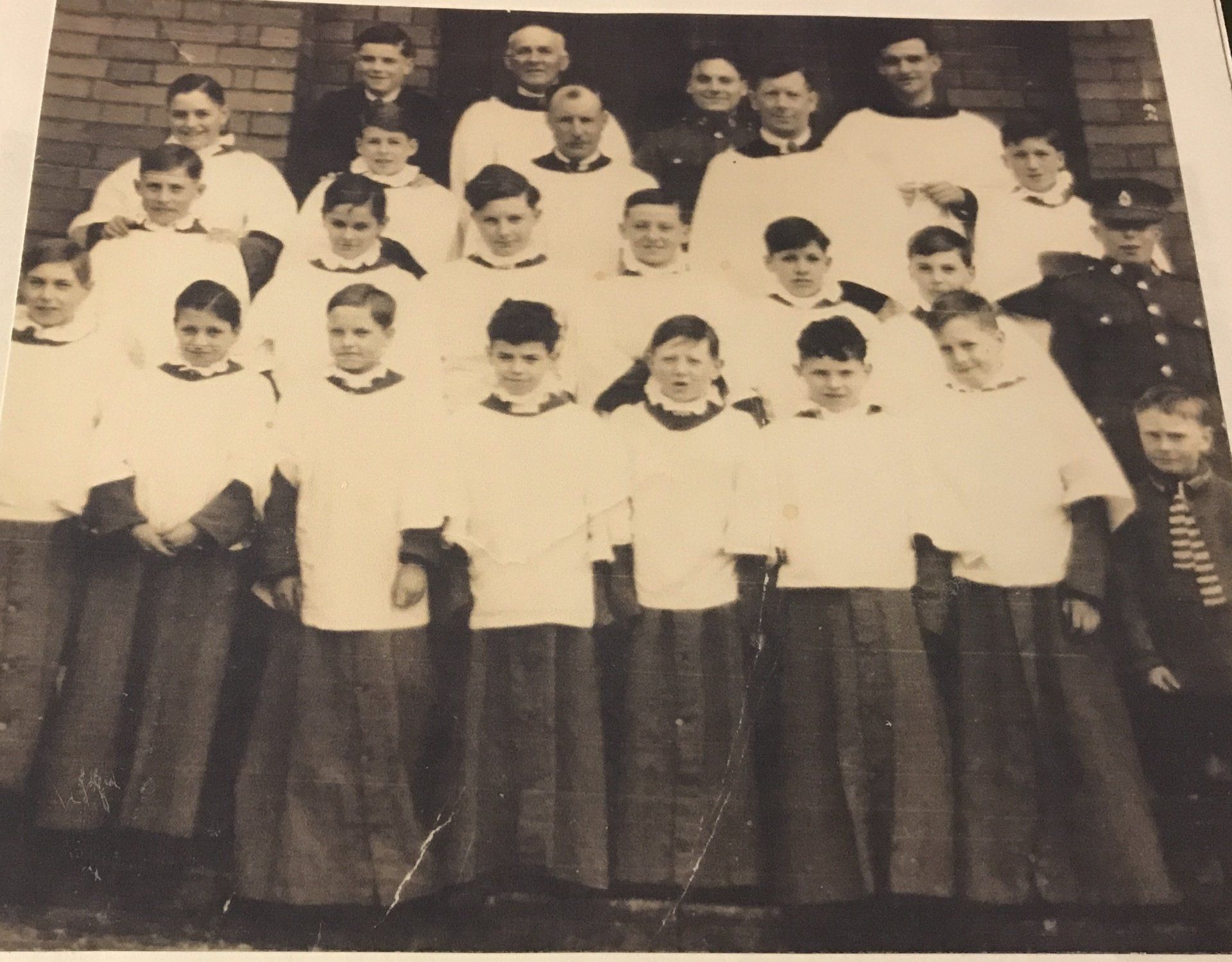 Royal Victoria Hospital Chapel Choir in 1930s