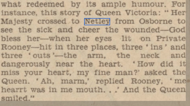 Queen Victoria's Visit to Netley 1882