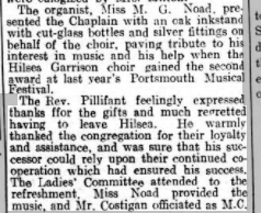 Rev Pillifant arrives at Netley Hospital 1932