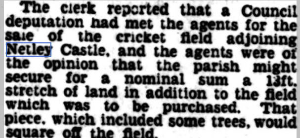 Growth of Netley Village 1937
