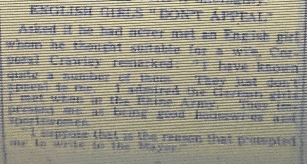 Netley Soldier looking for a German wife?