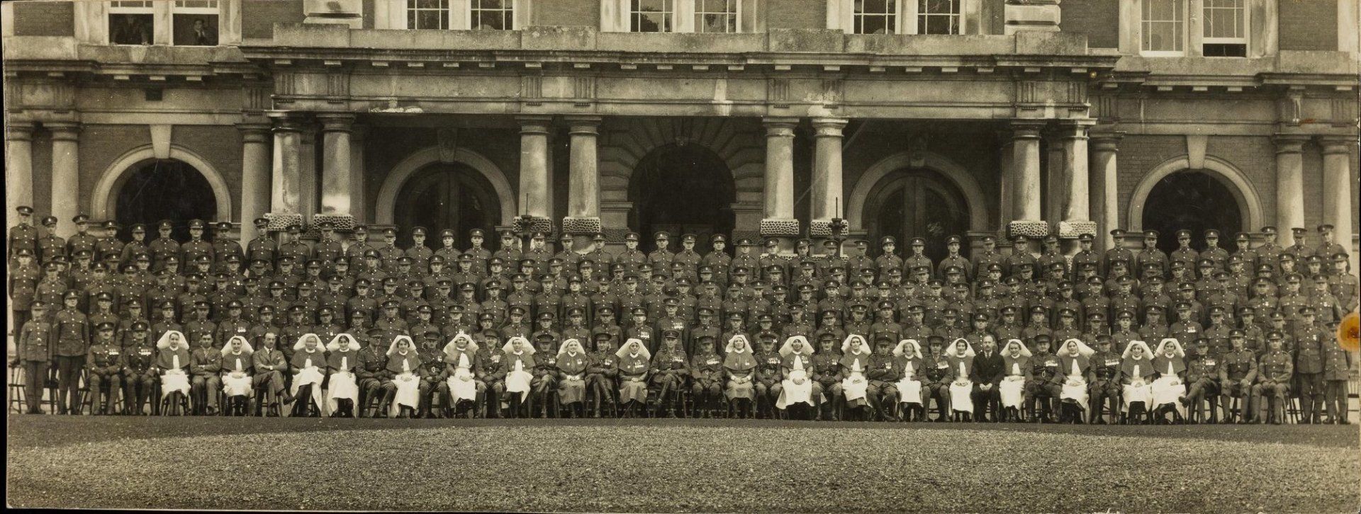 Photo of Medical and Nursing Staff at Royal Victoria Military Hospital Netley in 1937