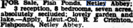 Past Residents or Netley Village