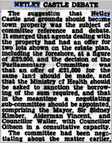 Past Lives + Times of Netley Village - Castle