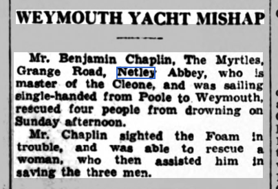 Shared Netley Village Stories - Chaplin