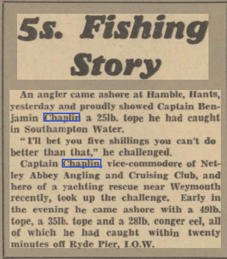 Shared Netley Village Stories - Chaplin