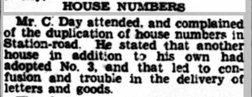 Station Road Netley Abbey in 1939
