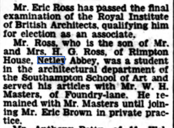 Past Lives + Times of Netley Village - Ross