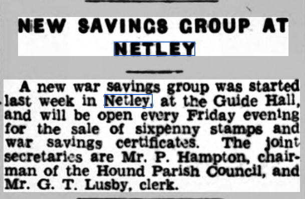 New Savings Group at Netley Abbey