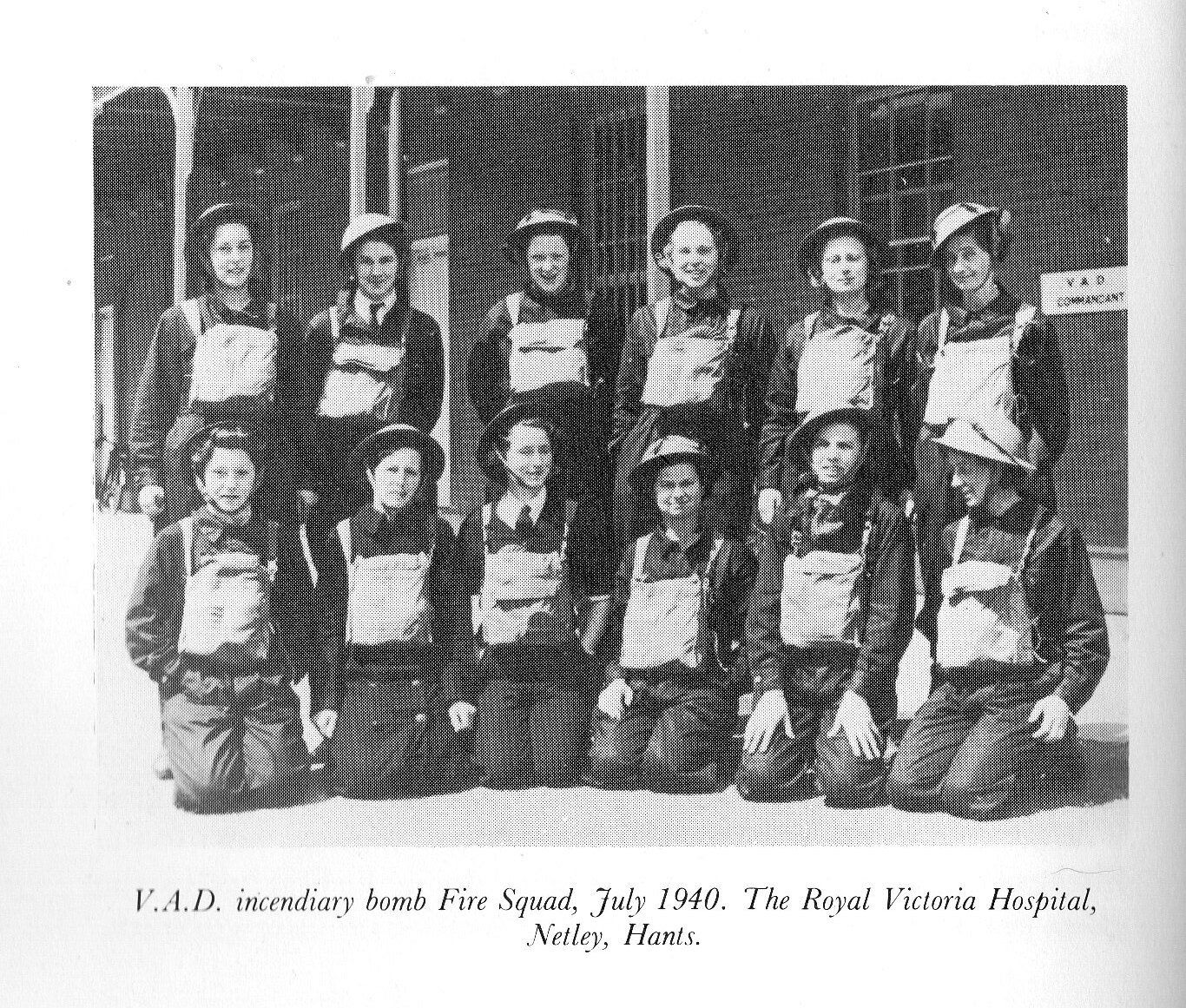 VAD Fire Squad Netley 1940