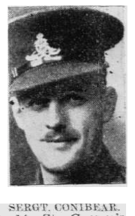 Sgt K A Conibear repatriated to Netley Hospital 1943