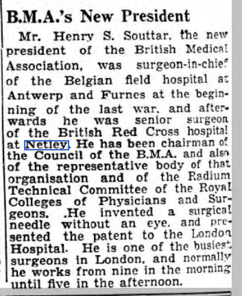 Past Lives + Times of Netley Hospital - Souttar