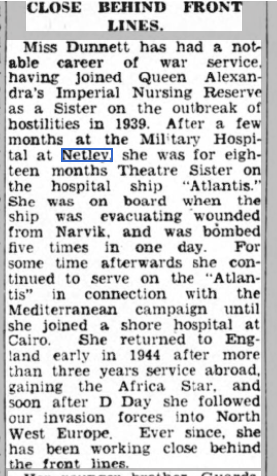 Past Lives + Times of Netley Hospital - Dunnett