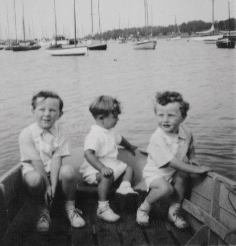 Both photos received from Robin Robin McIsaac at Netley Abbey in 1949