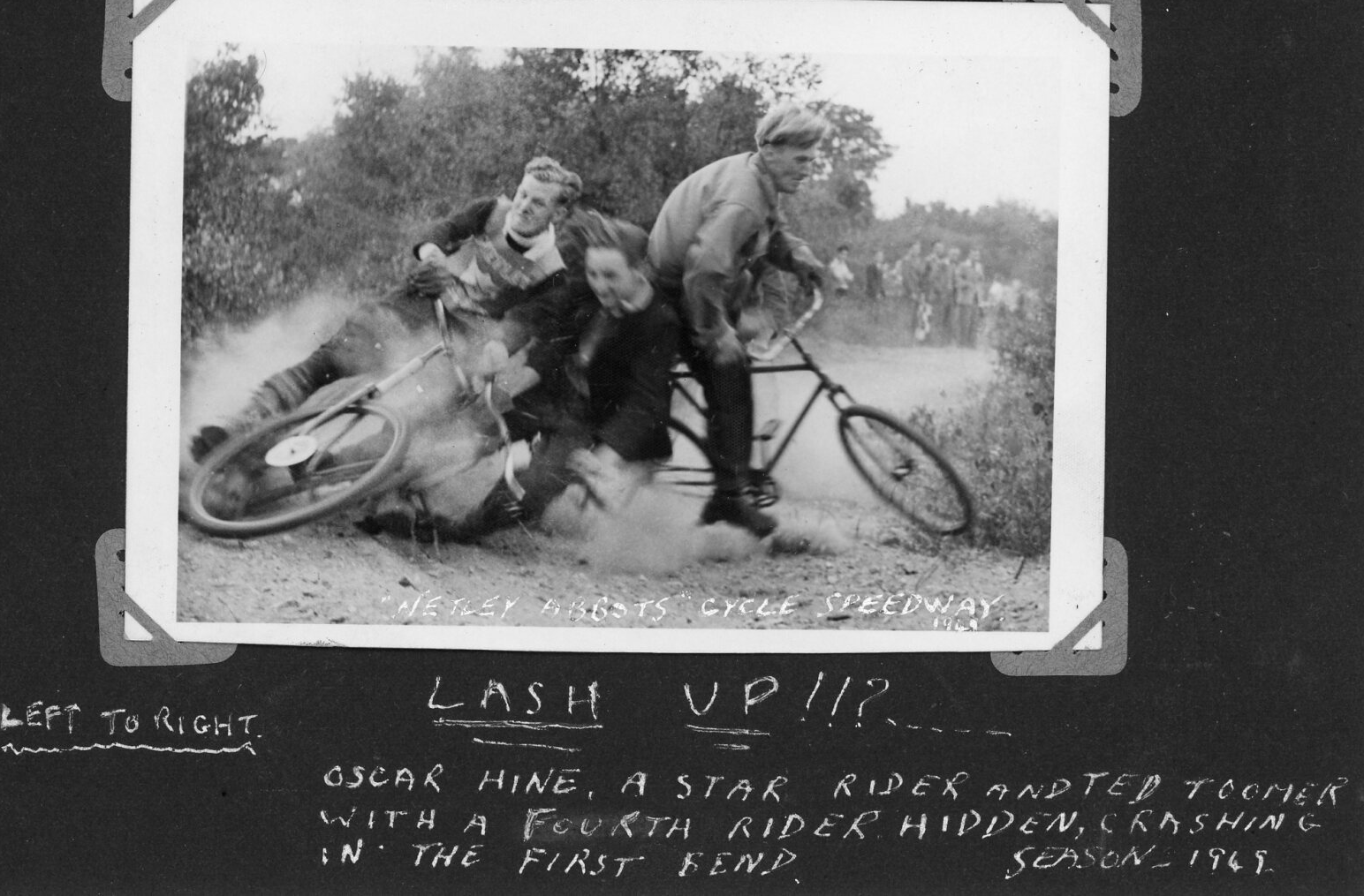 Received from Chris Meikle Past Lives and Times of Netley Village - Dirt Track Racing