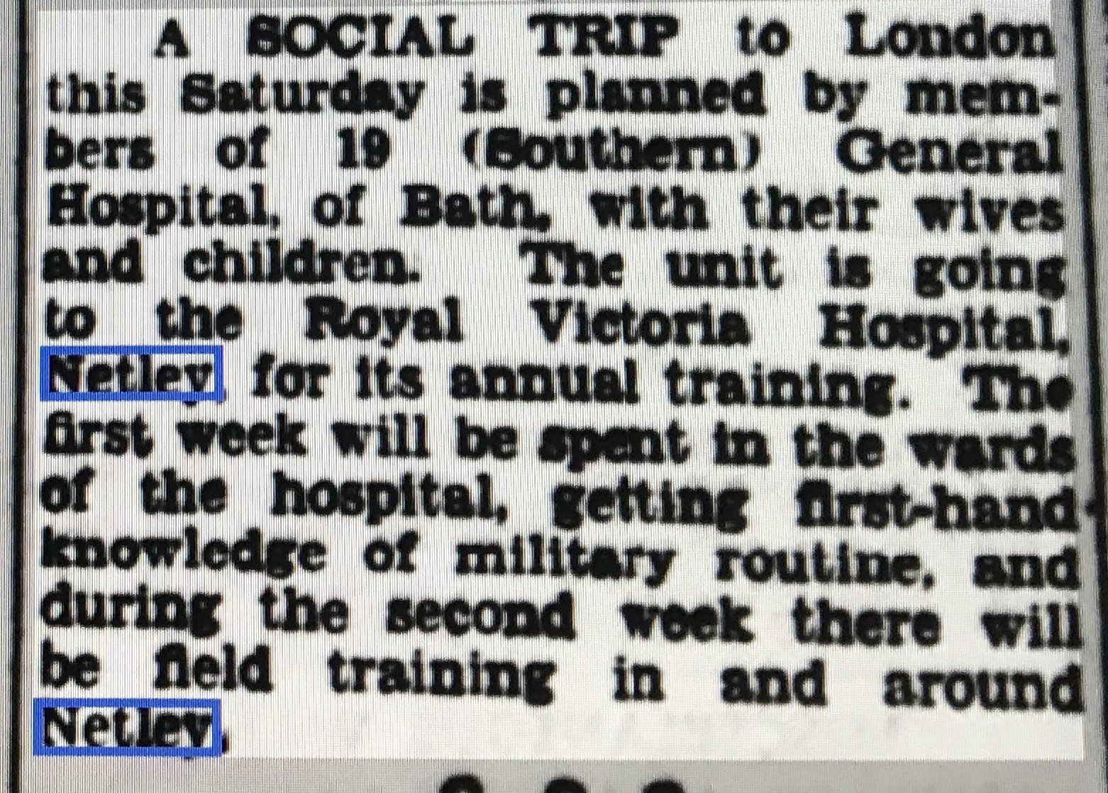 Southern General Hospital Bath at Netley Hospital 1950
