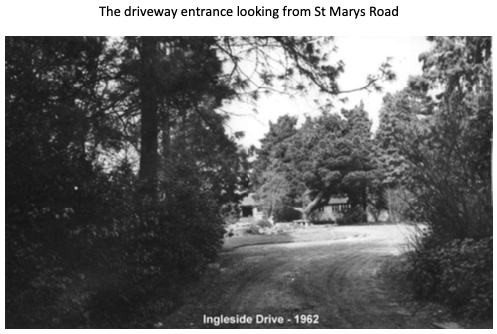 Photo received from family member Photo Ingleside Driveway 1962