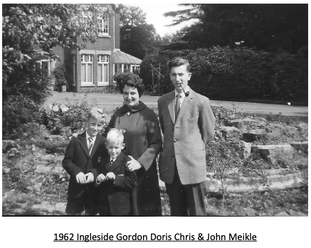 Photo received from family member Meikle family at Ingleside in 1962