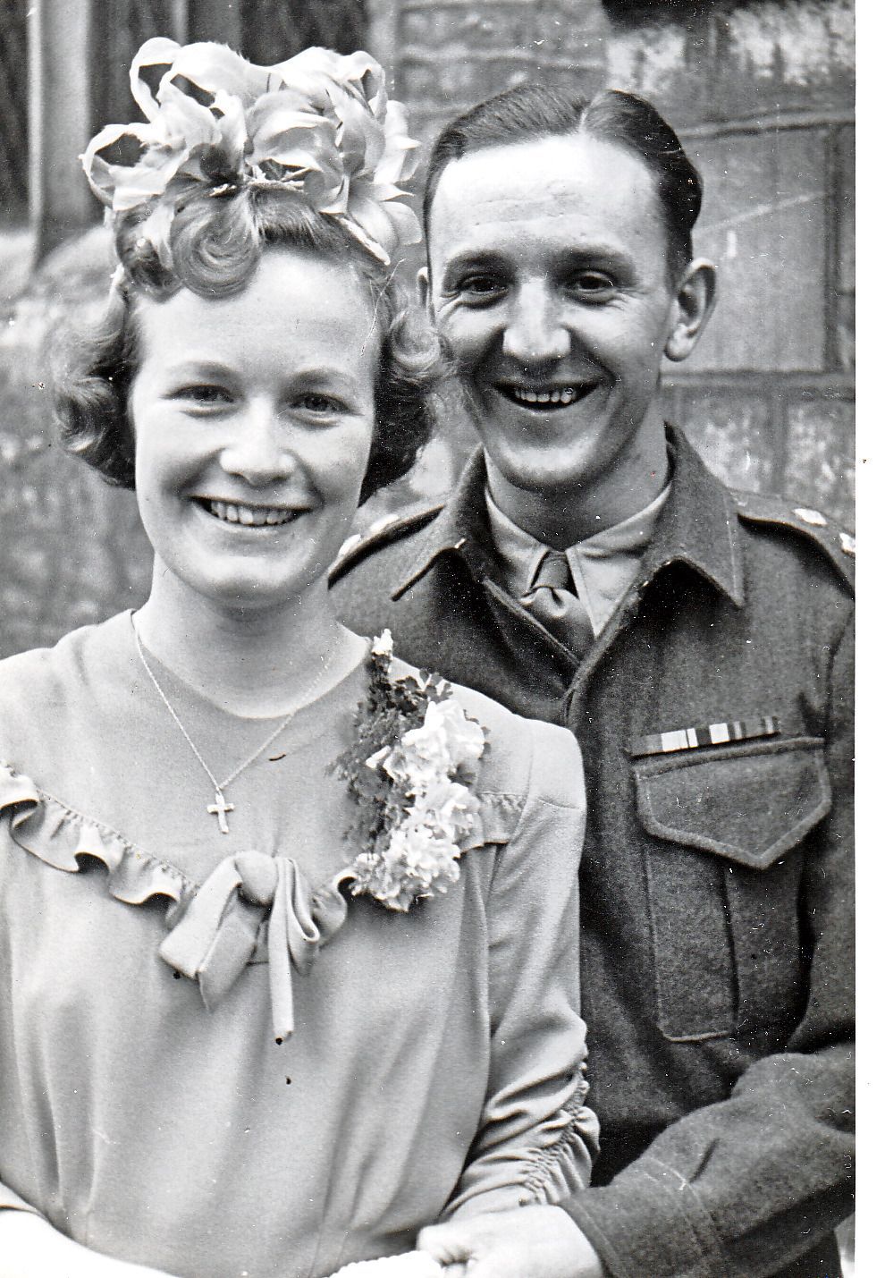 Wedding photo of Dennis and Margaret