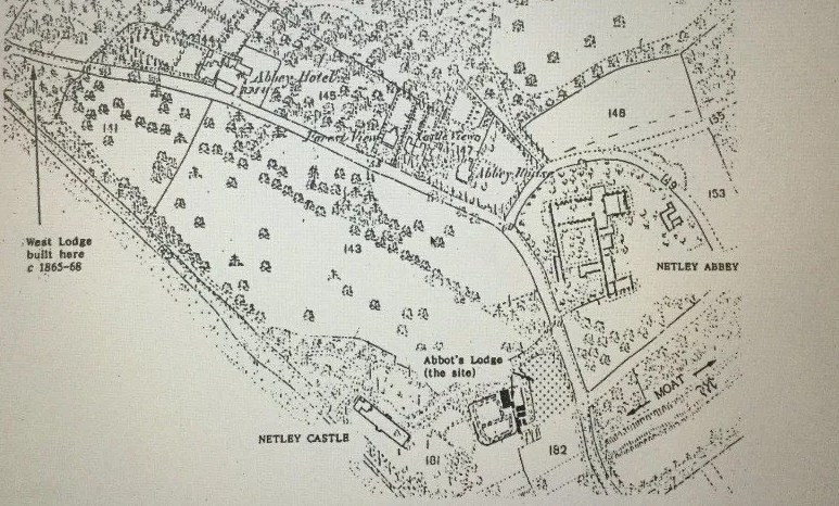 Pre-1868 Map of Abbey Hill Netley