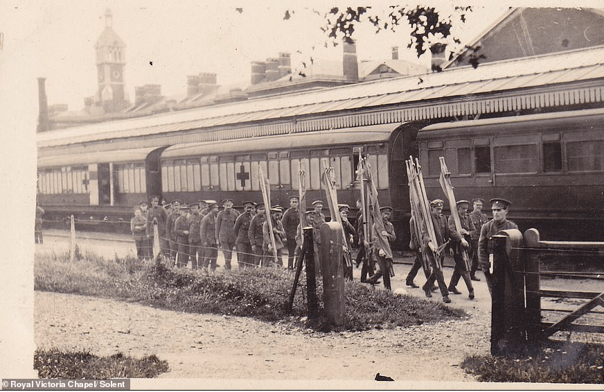 Ambulance Train at Netley Hospital Station