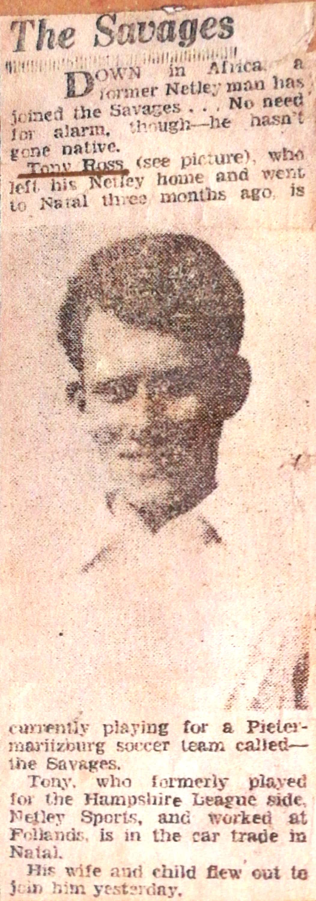 Shared Netley Village Stories - Dunnings, Ross