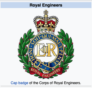 Cap Badge for Royal Engineers