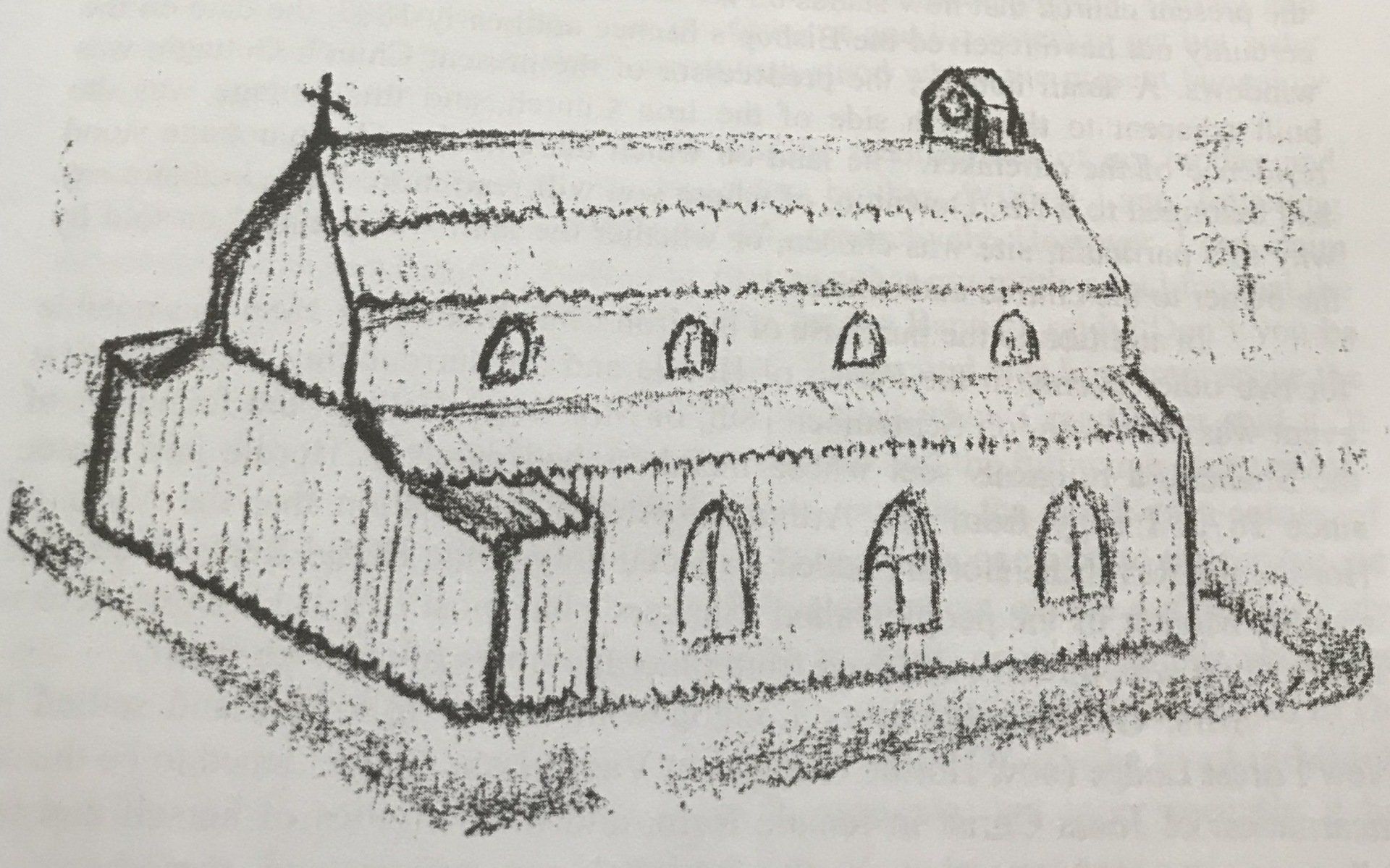 Sketch of Iron Church Netley
