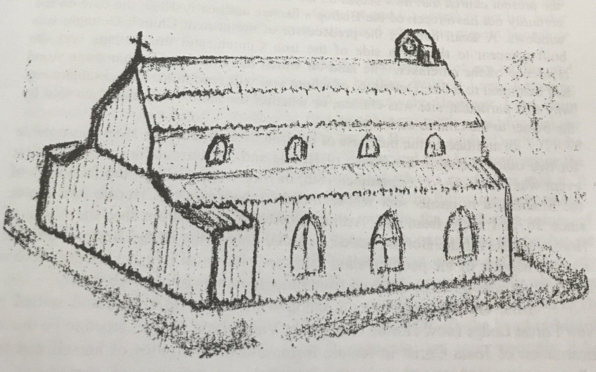 Sketch of Iron Church Netley