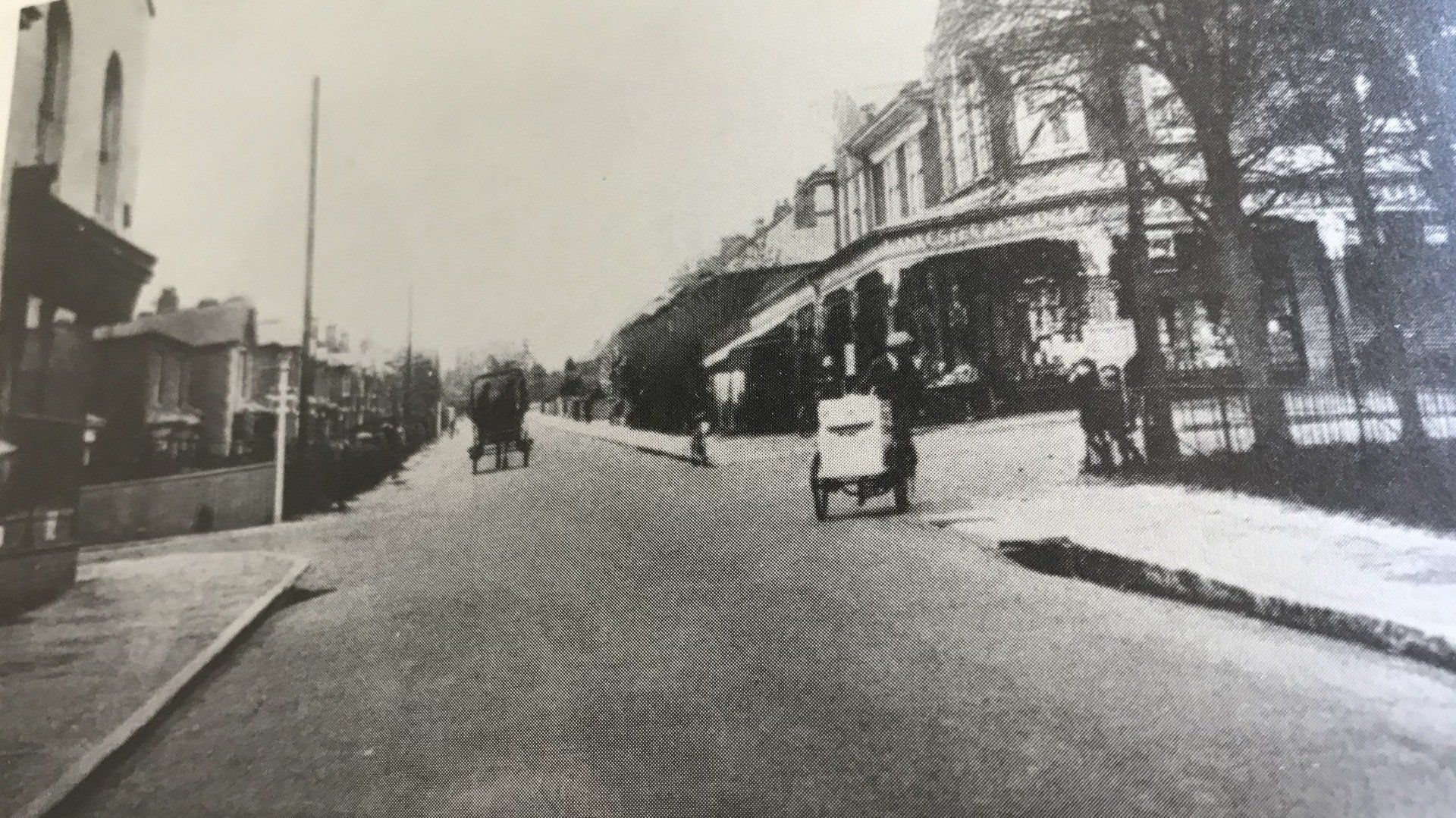 Cross-roads Station Road and New Road 1914