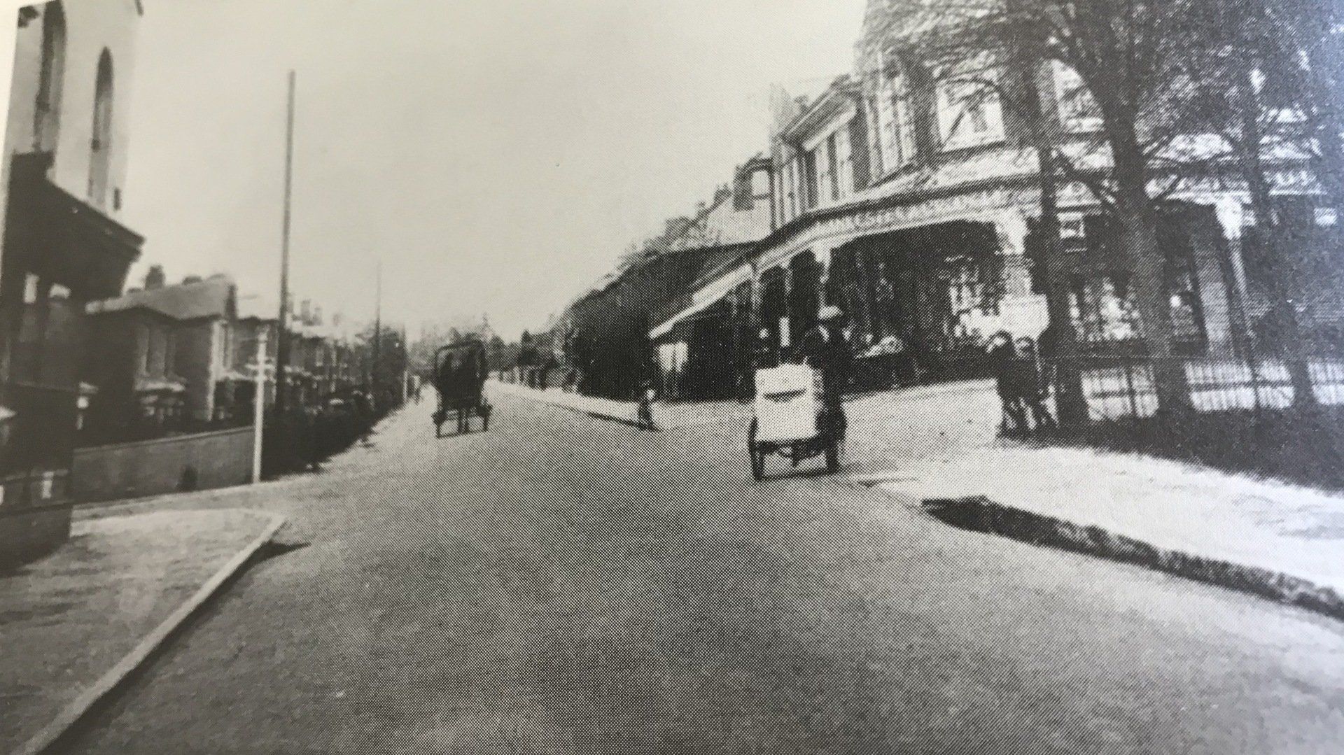 Station Road and New Road 1914 Cross-roads Station Road and New Road 1914