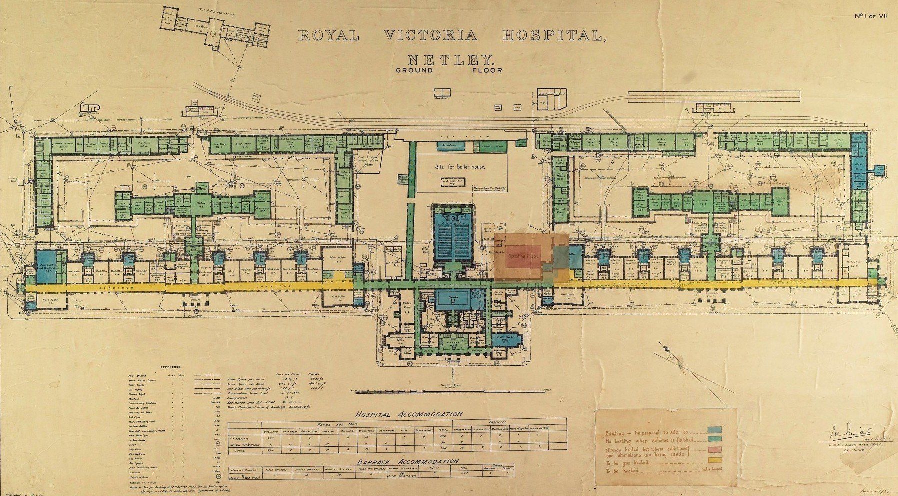 Map courtesy of Paul Keast, thank you Royal Victoria Military Hospital Netley
