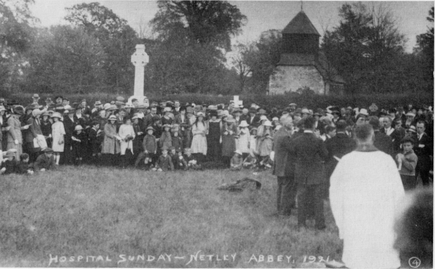 Photo courtesy of Hampshire Archives Hospital Sunday 1921 Netley