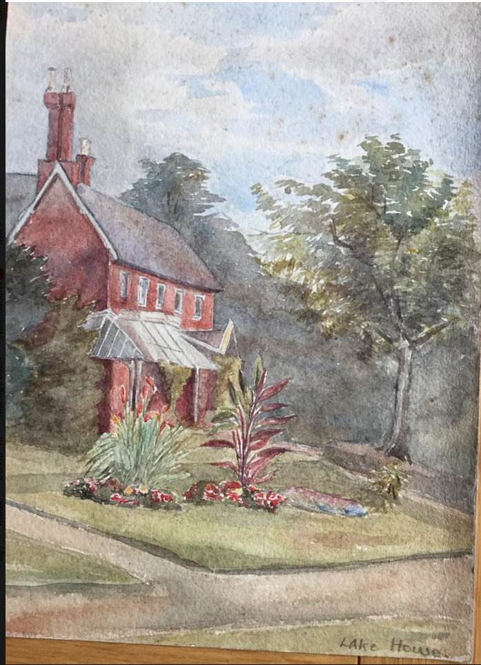 Painting of Lake House