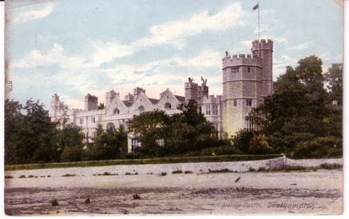 Netley Castle from the sea