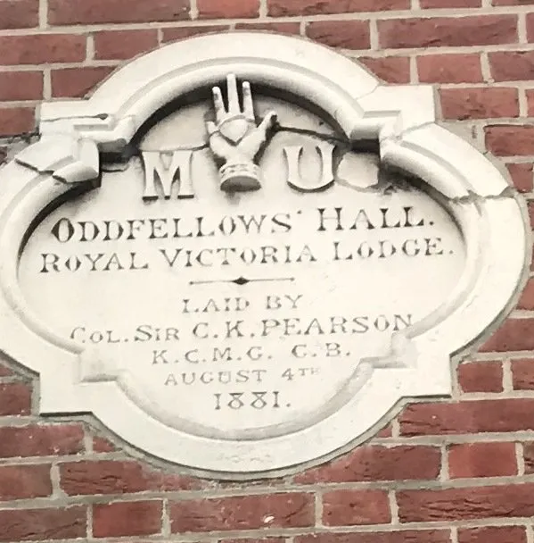 Oddfellows Commemoration Plaque at Netley