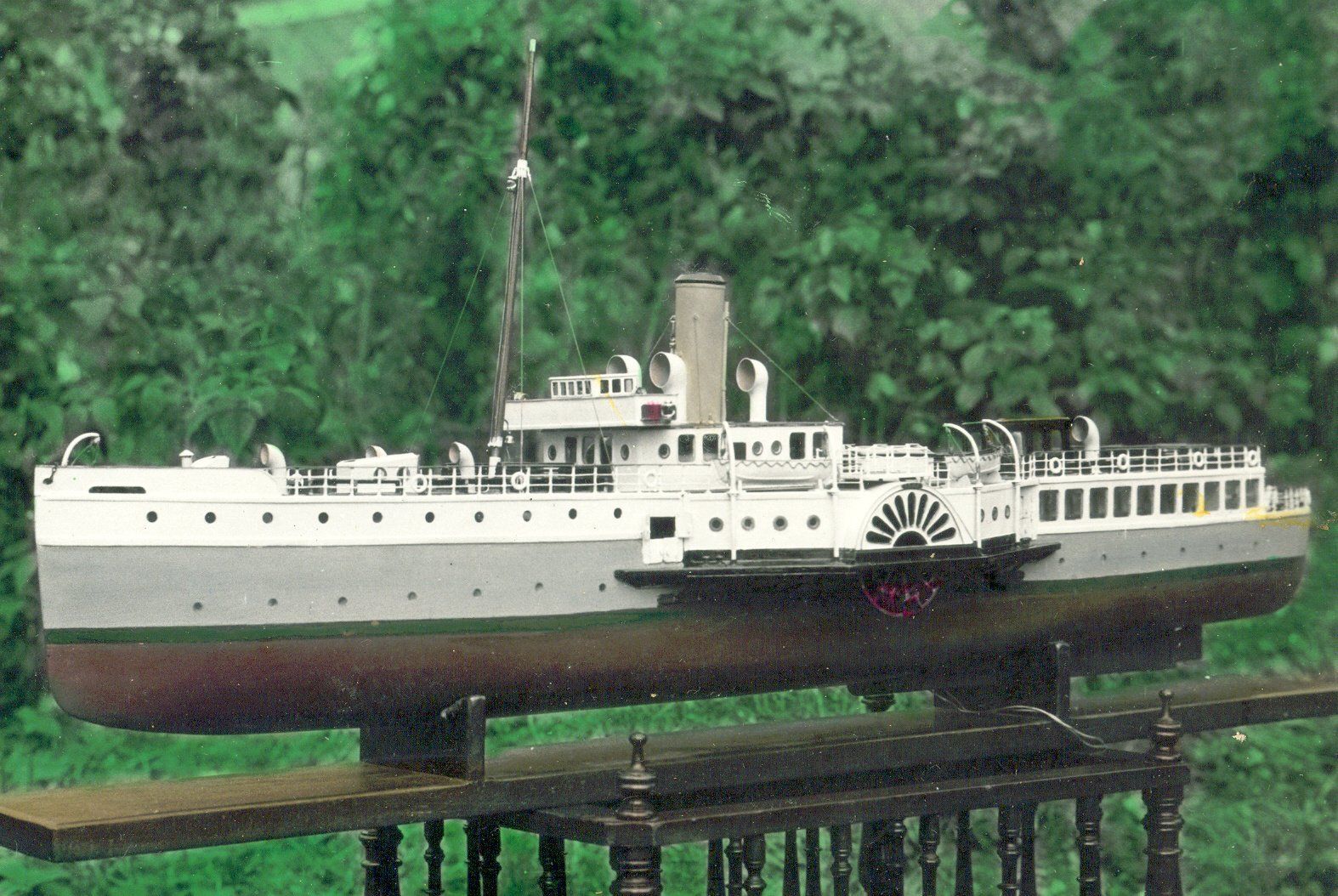 Model Steam Boat built by Tom Peckham's Dad