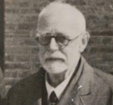 Major T H Denman at Netley Abbey 1930 - 1950