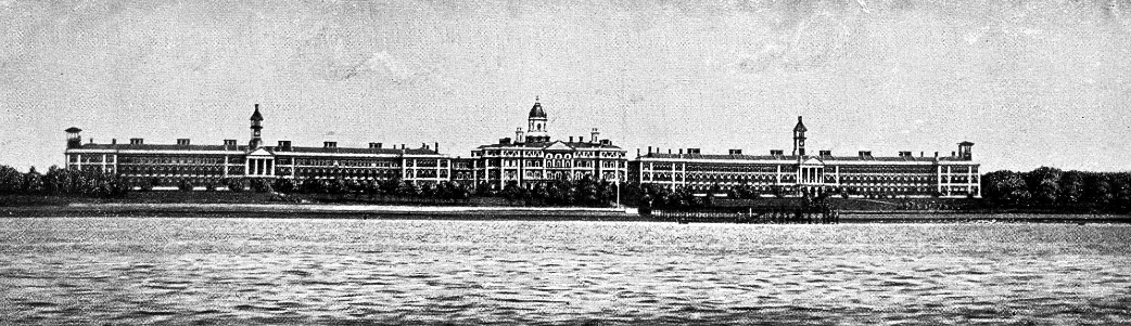 Black and white photo of Netley Hospital