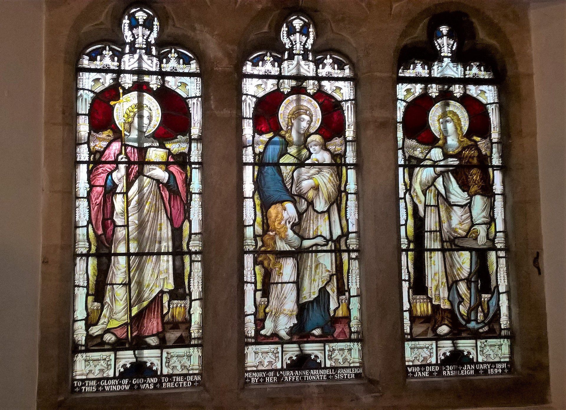 Rashleigh Memorial Window at St Edward's Church