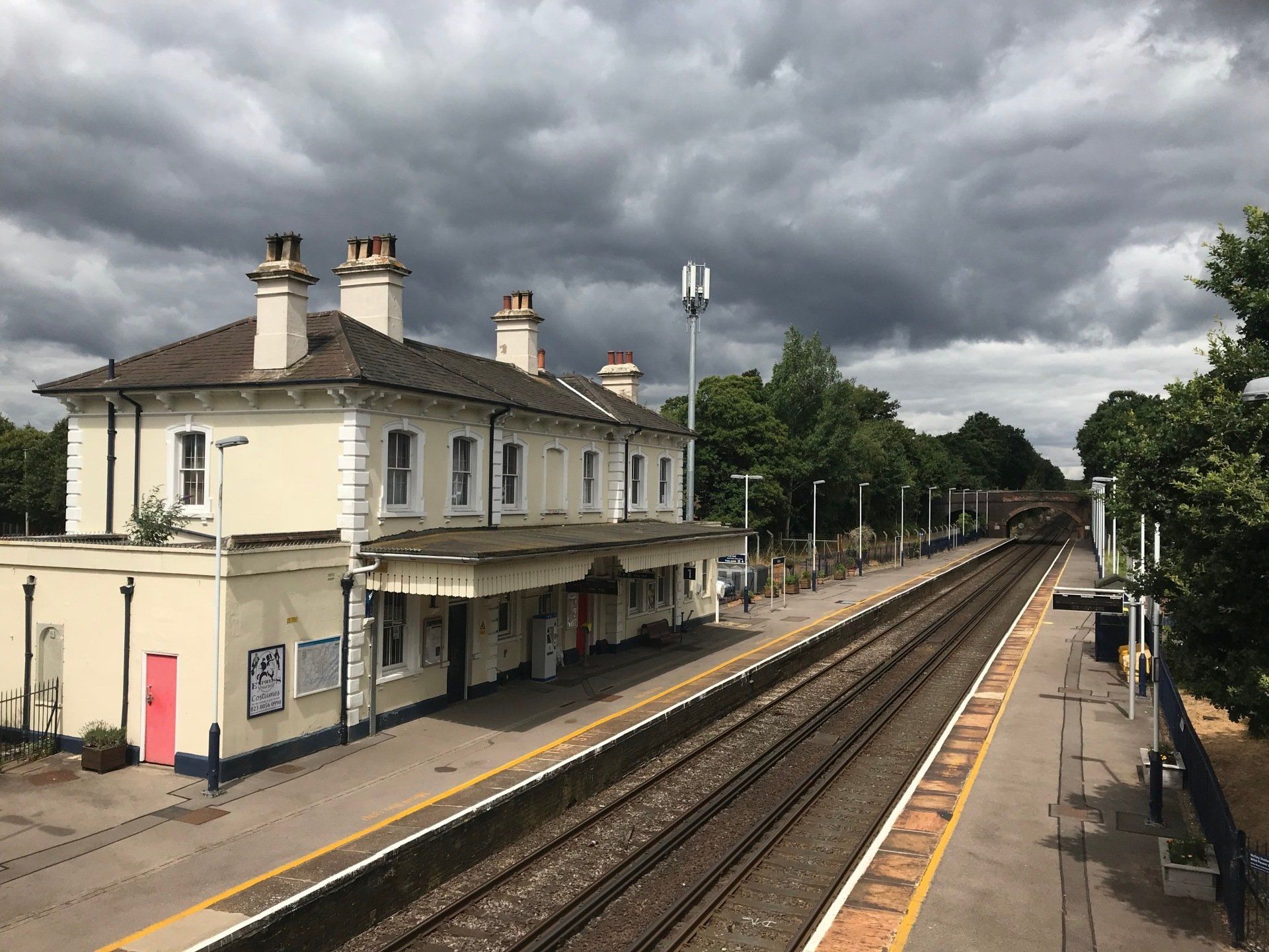 Netley Abbey Victorian Train Station