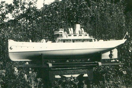 Received from source Model Steam Yacht built by Tom Peckham's Dad, Herbert