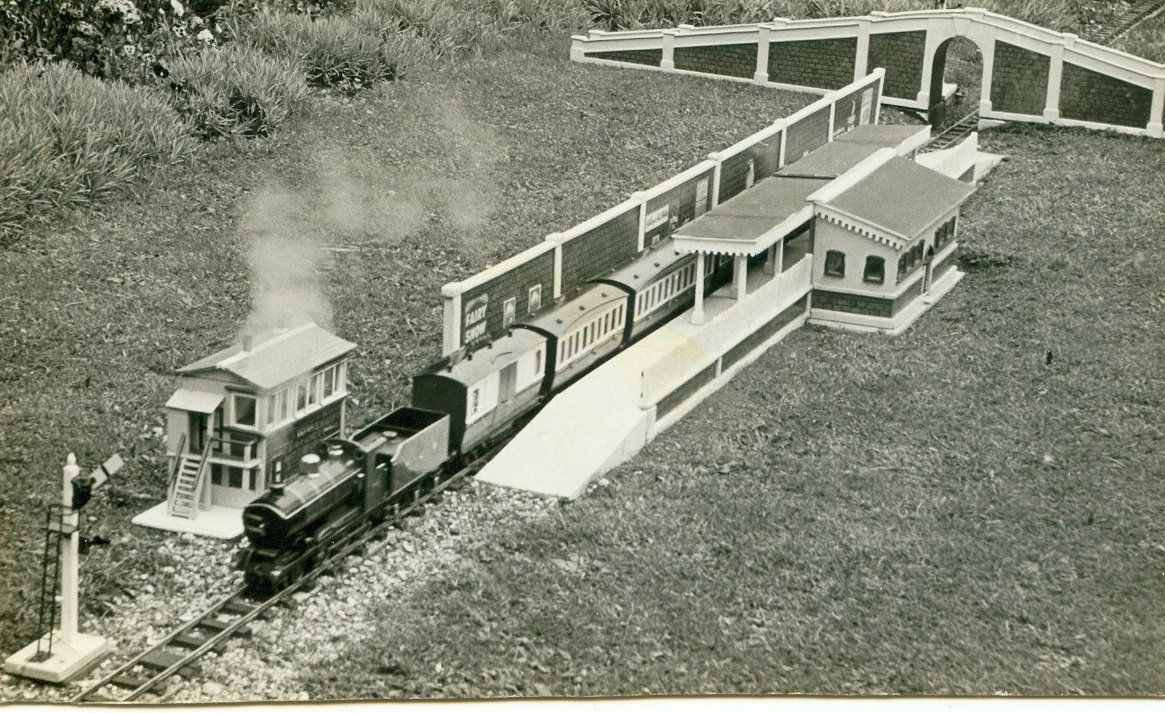 Model Train built by Tom Peckham's Dad