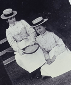 Nona Treherne at Netley Cliff 1900s