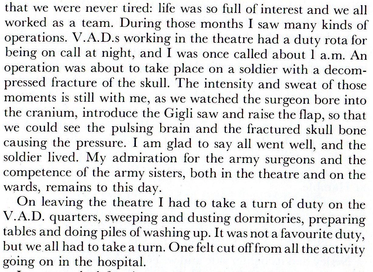 Mrs Beatrice Spurway at Netley Hospital 1940