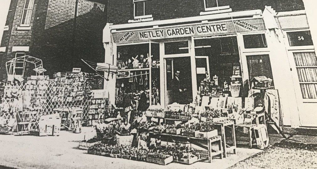 Photo courtesy of Netley Library Archives Ray Crook's Garden Shop at Netley