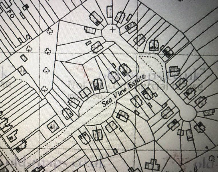 Sea View Estate, off New Road, Netley Abbey Sea View Estae Netley Abbey - map
