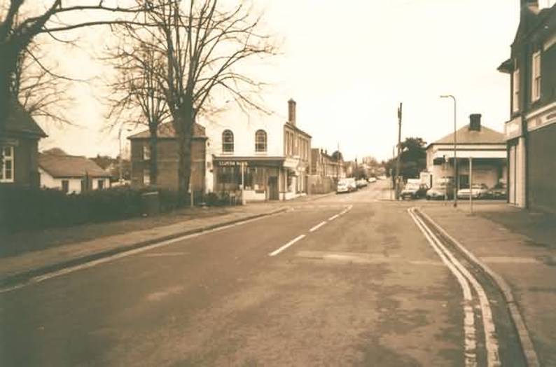 Coming from the other direction ... New Road crossing Station Road in 1950s